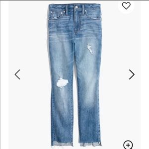 MADEWELL- The High-Rise Slim Boy Jean In Lita Wash